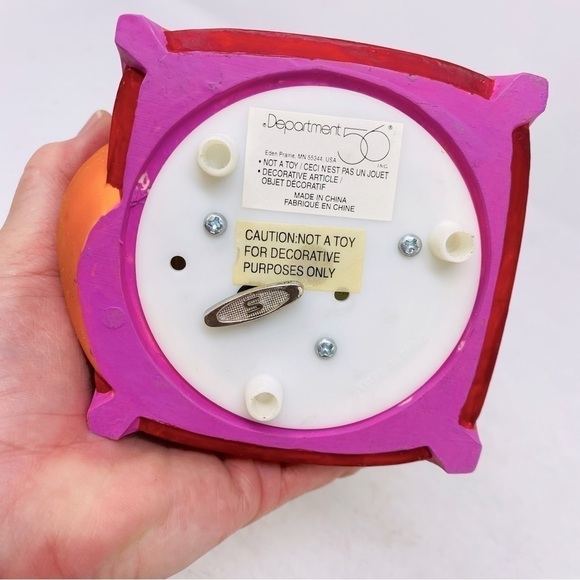 Department 56 Cat On The Goldfish Bowl Musical Snow Globe 1994 - Picture 8 of 8